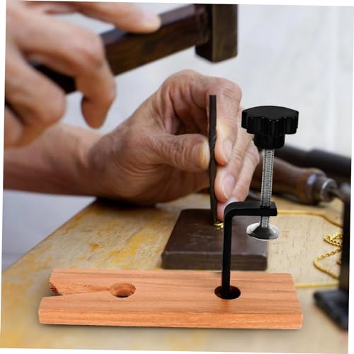Étau de table ajustable pour bijoux avec serrage orientable précis