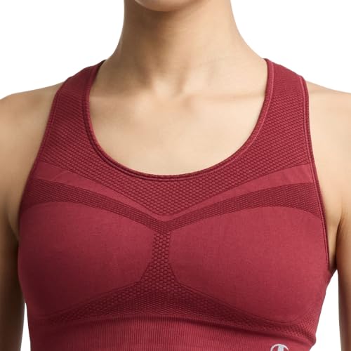 Image of Champion Women's The Infinity Racerback Sports Bra, Moderate Support, Seamless, Moisture-Wicking