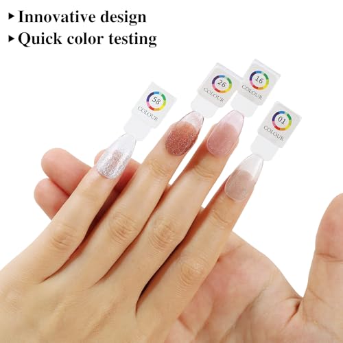 Libro magnético de color de uñas rosa ideal para decorar mesas de manicura y salones 2