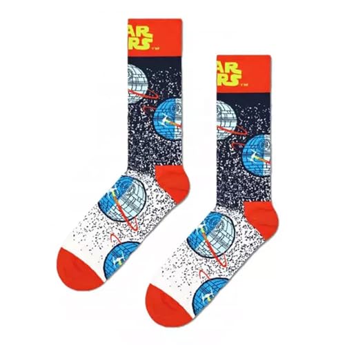 Chaussettes Happy Socks Star Wars Death Star multicolores en coton peigné