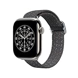 Compatibilité : Compatible avec les Series 1/2/3(38mm) + S4/5/6/SE(40mm) + S7/8/9(41mm) + S10/11(42mm), convient aux poignets de 130 à 180mm. Non compatible avec les Series 1/2/3(42mm)