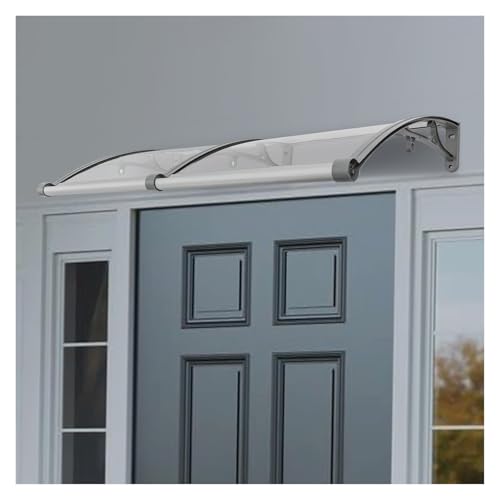 Toldo transparente exterior e impermeable de alta estabilidad para ventanas y puertas 4