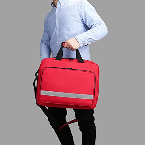 Mochila vacía de primeros auxilios de emergencia, bolsa profesional de primeros auxilios con múltiples bolsillos para el hogar, barco, camping, senderismo, oficina, coche, al aire libre