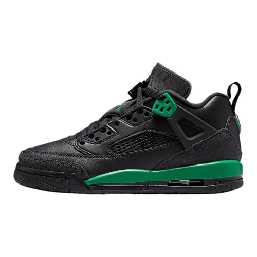 Jordan Spizike Low Big Kids' Shoes (FQ3950-003, Black/Anthracite/Pine Green)