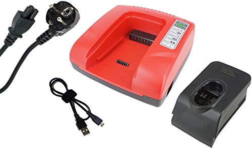 PowerSmart® Chargeur rapide pour Berner AL 15 FC AL15FC AL 15FC AL15FC (Rouge)