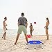 Portable Cornhole Set PVC Framed Corn Holes Outdoor Game Set with 2 Cornhole Boards, 8 Cornhole Bean Bags and Carrying Case, Camping Games Indoor Outdoor for Adults, Travel Camping Accessory