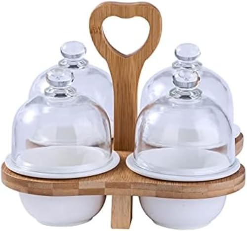 ホテルレストランクリエイティブデザートスフレケーキカップベーキングボウルトニックスープポットアフタヌーンティー家庭用小ボウル蓋付きプリンサラダアイスクリーム 蓋付きセラミック 誕生日パーティー食器 カッププレート ピンク セラミックカップトレイ ハート型蓋