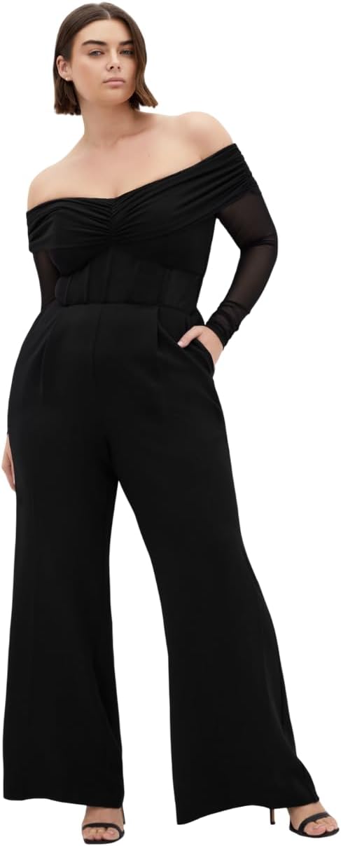 City Chic Women's Plus Size Jumpsuit-Lana