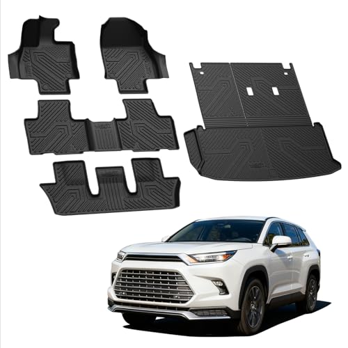 Image of LASFIT Floor Mats for Toyota Grand Highlander 2024-2026 7&8 Seats