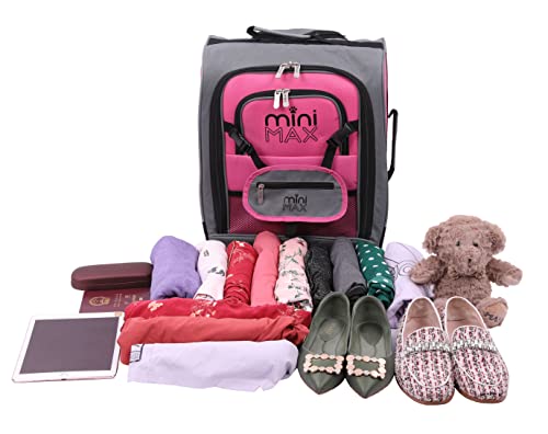 Miniatura 5 de Aerolite Minimax Maleta Para Niños Easyjet 45x36x20 Tamaño Máximo Trolley De Mano 30l Debajo Del Asiento Trolley Mochila Equipaje De Mano Junior Con 2 Años De Garantía Rosa
