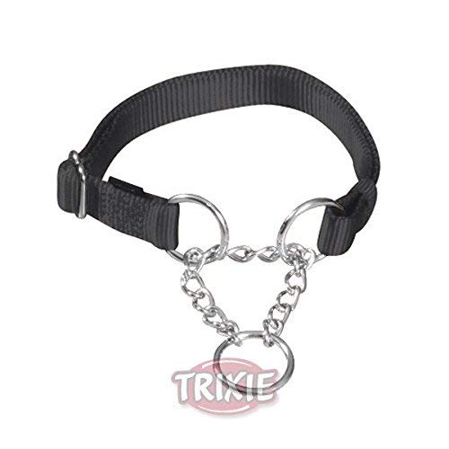 TRIXIE Premium Zug-Stopp Halsband Größe L–XL: Halsumfang 45–70 cm/25 mm in rot - stufenlos verstellbares Hundehalsband für große bis sehr große Hunde, einfacher Verschluss, 202903