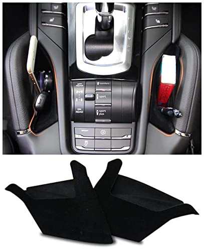 Salusy Interior Car Center Console Seat Side Storage Box Holder Organizer Compatible for Porsche Cayenne 2011-2018