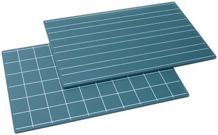 Montessori Greenboards with Double Lines and Squares 2pcs