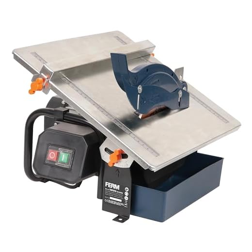 FERM TCM1010 Máquina para cortar azulejos (600 W, 230 V, 180 mm)