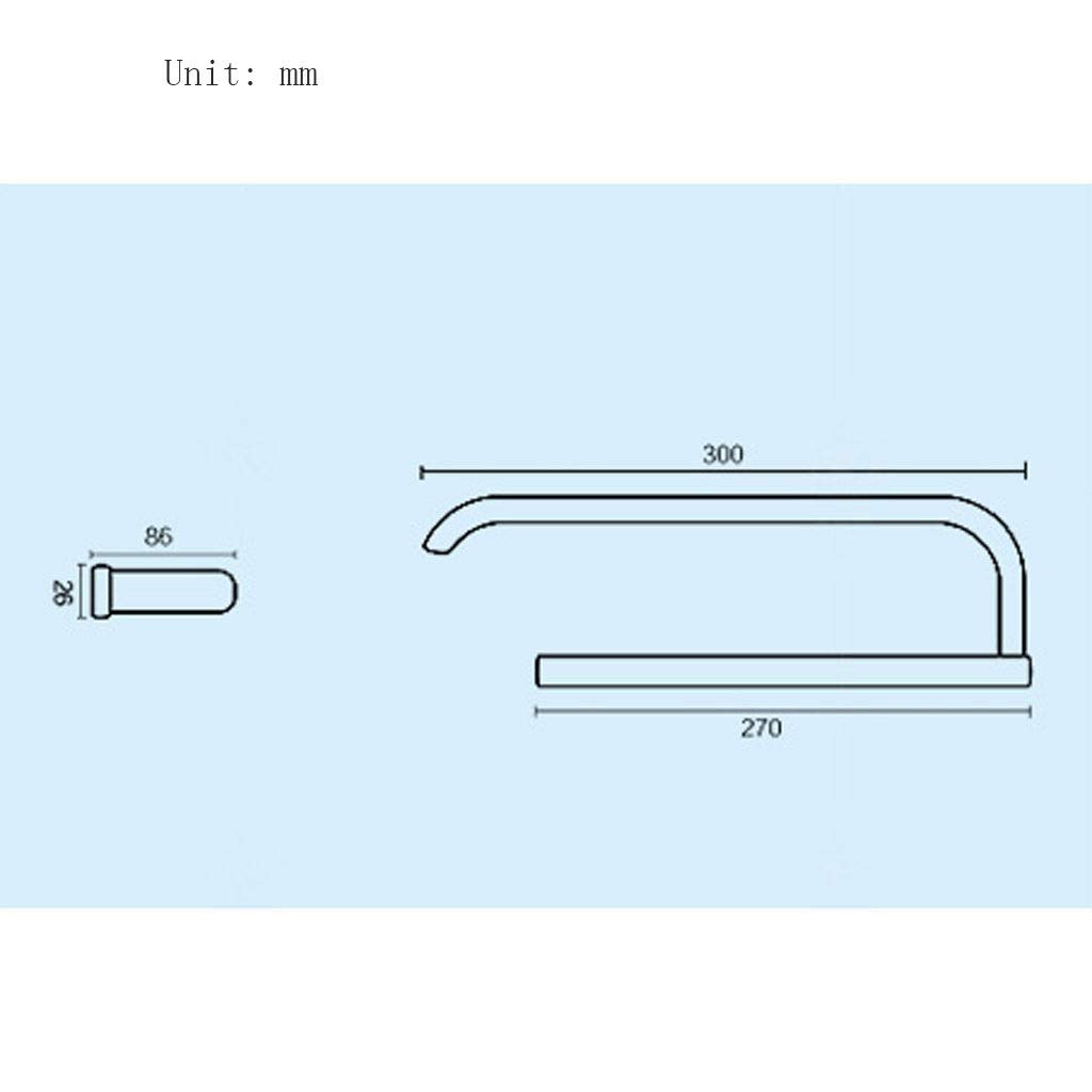 A Parete Supporto di Carta igienica, Roll Holder Accessori Bagno casa Bagno in Acciaio Inox Supporto di Carta igienica