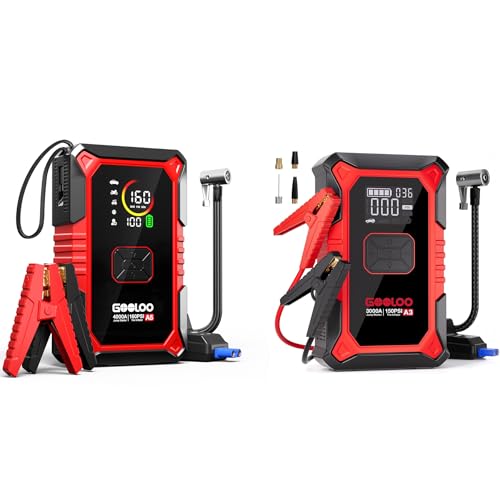 GOOLOO A5 Jump Starter with Air Compressor& A3 Jump Starter with Air Compressor - Detailed View