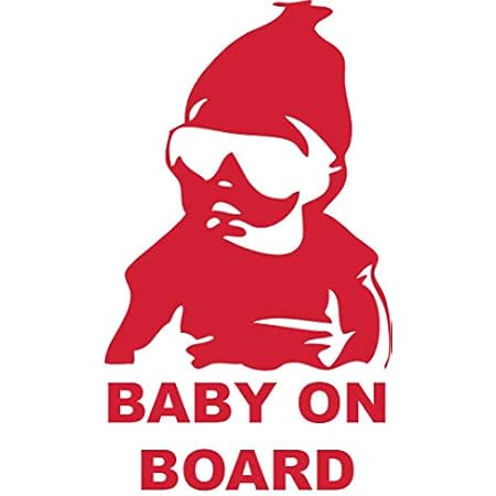 Purchase 1X Black Baby On Board Decal Decor Drift Funny Car Window Vinyl Sticker Auto In China - Foto 8