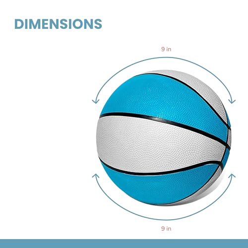 Botabee Regulation Size 9'' Swimming Pool Basketball, Waterproof, Blue (Size 6), for Ages 12+, 1 Piece - Thumbnail 3