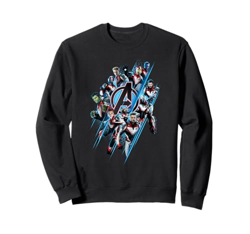 Sweatshirt Avengers Endgame logo poitrine pull coupe ajustée