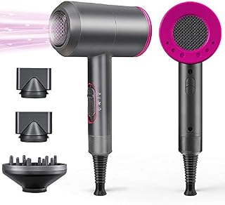 1800W Professional Hair Dryer with Diffuser Ionic Conditioning - Powerful, Fast Hairdryer Blow