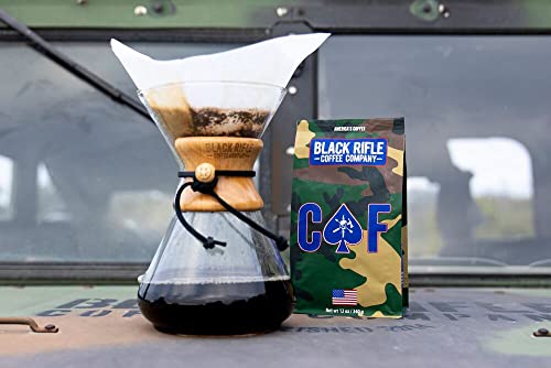 Black Rifle Coffee Caf (Medium Roast, 2X Caffeine) Ground 12 Ounce Bag, Medium Roast Coffee, Packaging May Very, Delivers Twice The Caffeine Punch Of Average Coffee With A Rich, Smoky Flavor, Helps Support Veterans And First Responders #TOP3