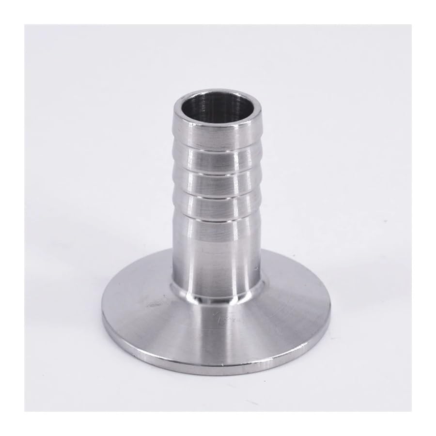19mm 3/4" Hose Barb x 1.5" Tri Clamp SUS 304 Stainless Steel Tri-Clover Hosetail Coupler Fitting Home Brew
