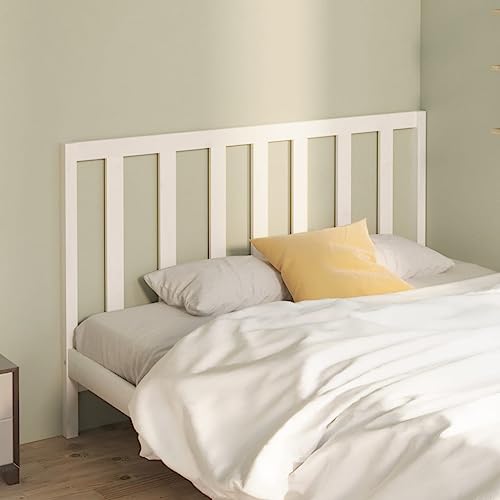 Genérico Cabecero de Cama Madera Maciza de Pino 141x4x100 cm Mobiliario,Camas y Accesorios,Cabeceros y pies de Cama 5,51kg