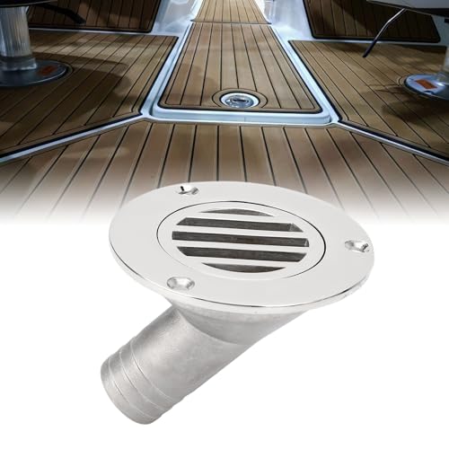 Dreno de convés de piso de barco, dreno de convés de barco de aço inoxidável, drenagem de convés de