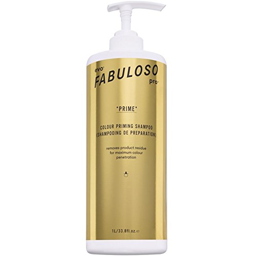 evo Fabuloso Pro Prime Colour Priming Shampoo 1000 ml Entfernt alle Rückstände aus dem Haar