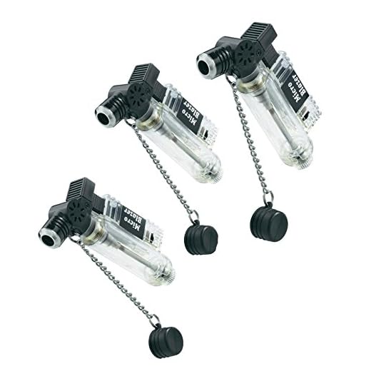 Sturmfeuerzeug Pocket Torch Micro Blazer bis 700 Grad 15 min [3 Stück]