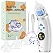TTAWIFT Aspirador nasal para bebé, impermeable IP65, aspirador nasal para bebé, eléctrico, recargable, aspirador nasal eléctrico con 5 modos, 3 puntas de silicona, luz colorida y música