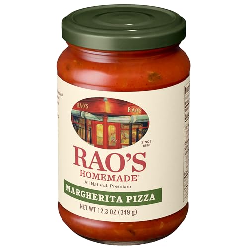 Image of Rao's Homemade Margherita Pizza Sauce Made with Italian Tomatoes, 12.3 oz (Pack of 6)