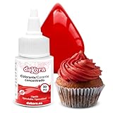 dekora – Super Colors Colorant Alimentaire Liposoluble Concentré Rouge | Spécial Chocolat et Préparations Grasses | Dosage Précis | 30 ml
