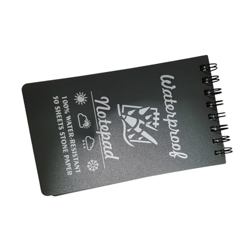 ポケットノートブックポケットメモ帳スパイラルメモ帳屋外アクティビティのために雨に書くノートブック小さい