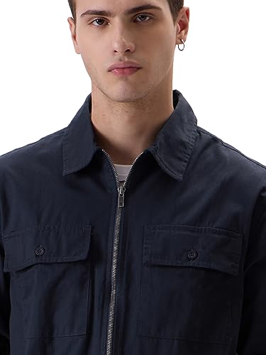 Image of The Souled Store Men's Solid Oversized Fit Shirt