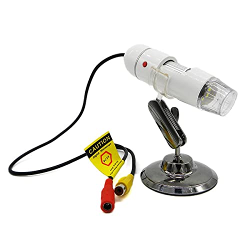 Microscope 400X-1000X USB Microscope Professional for Electronics with 8 LEDs Bracket(400X A)