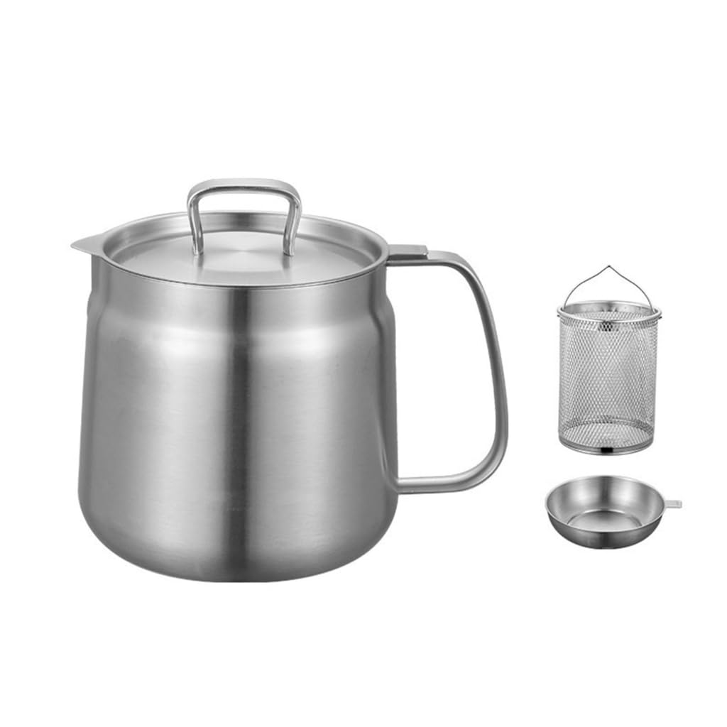 Sistema de gestión de aceite de alta calidad, filtro y almacenamiento de doble propósito, acero inoxidable, 1.5/2L