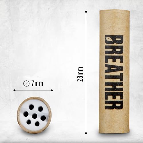 Breather 50 Pcs Slim Charcoal Filters