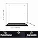BOOVAX Display Case for Lego 75308 75335 21346 43272 21355 10358 - Acrylic Clear Display Box for [R2-D2/BD-1/Heihei/Evolution of STEM/Soundwave] - 9.8x9.8x13.8 inch
