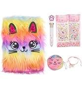 Diario Con Lucchetto E Peluche, Simpatico Blocco Note Per Bambini E Ragazze, Cartone Animato Con Chiavi, Adesivi E Penna, Taccuino Segreto Per Scuola - 4