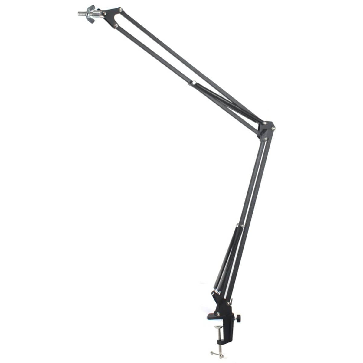 Microscope Cantilever Universal Bracket Adjustable Boom Table Holder M6 Installation Aperture for Video Microscope Camera(370mm B)