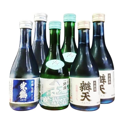 日本酒 米鶴 錦爛 辯天 300ml 6本 飲み比べセット 小田部商店 山形県 高畠町 tk06ayt180079 冷酒 お酒 飲み比べ 地酒 ふるさと納税