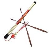 Hemoton 2pcs Ebony Head Bamboo Dulcimer Hammers Professional Instrument Parts for Chinese Dulcimer