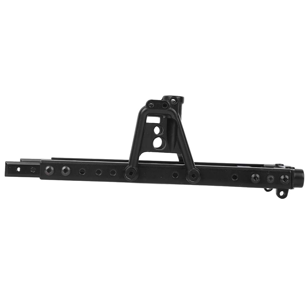 plplaaoo RC Axial SCX10 6 x 6 zestaw ram karoserii, trwały metal, lekkie części do modernizacji modeli Crawler w skali 1:10, 90046, 90047, 90027, 90028, czarny, 170 mm