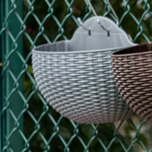 Pots de fleurs de clôture pour végétaliser un petit espace sans encombrer le sol - 4