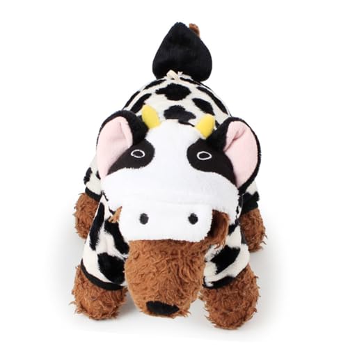 Disfraz de perro cute vaca XS en coral polar miniatura 5