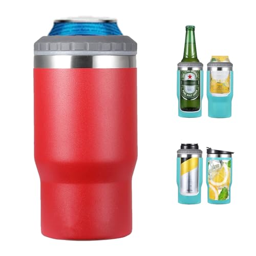 Gteller 14oz Can Insulator, Two-Way Lids Double Wall Stainle