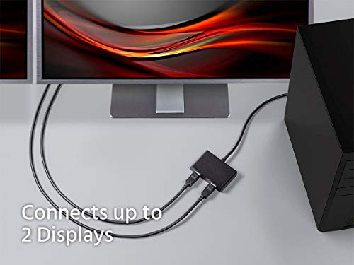 Monoprice DisplayPort 1.2 to DisplayPort Multi-Stream Transport (MST) Hub - 2-Port, DP to DP, Ideal for Digital Signage, Large Video Displays in Schools, 7.6 x 5.8 x 1.3 by Monoprice - Image 6