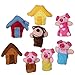 8pcs en Peluche Finger Puppets Story 3 Petits Cochons Poupées Mignon pour Enfants, Spectacles, Playtime, Écoles