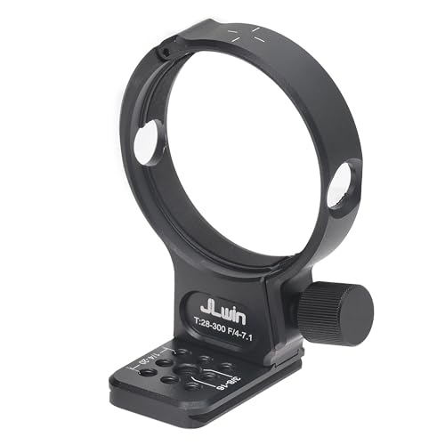 Supporto per treppiede in metallo 74 mm per Tamron 28-300 mm Di III VC VXD per obiettivo Sony E-Mount inferiore con piastra a sgancio rapido da e per Acra